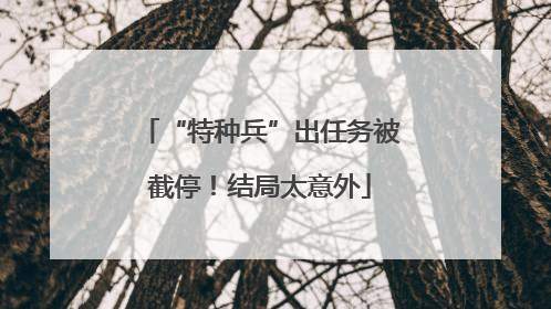“特种兵”出任务被截停！结局太意外