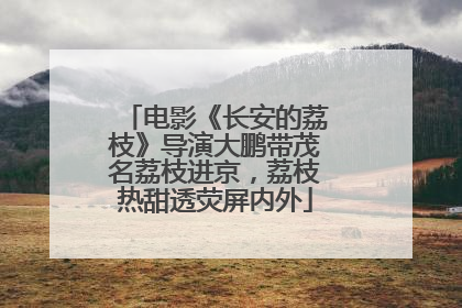 电影《长安的荔枝》导演大鹏带茂名荔枝进京，荔枝热甜透荧屏内外