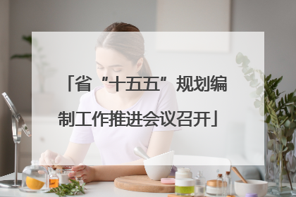 省“十五五”规划编制工作推进会议召开