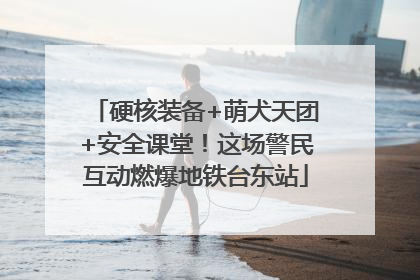 硬核装备+萌犬天团+安全课堂！这场警民互动燃爆地铁台东站
