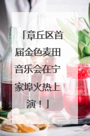 章丘区首届金色麦田音乐会在宁家埠火热上演！