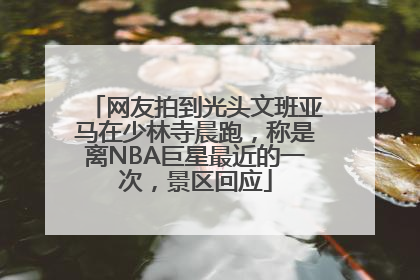网友拍到光头文班亚马在少林寺晨跑，称是离NBA巨星最近的一次，景区回应