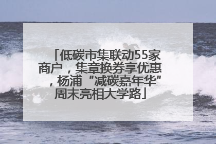 低碳市集联动55家商户，集章换券享优惠，杨浦“减碳嘉年华”周末亮相大学路