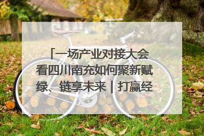 一场产业对接大会 看四川南充如何聚新赋绿、链享未来｜打赢经济发展翻身仗