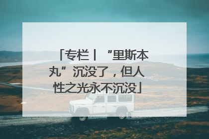 专栏丨“里斯本丸”沉没了，但人性之光永不沉没