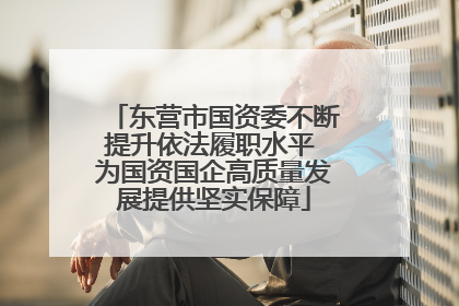 东营市国资委不断提升依法履职水平 为国资国企高质量发展提供坚实保障