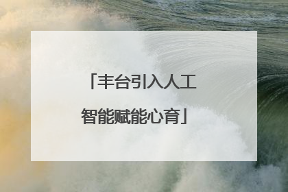 丰台引入人工智能赋能心育