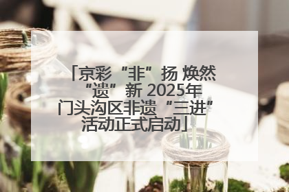 京彩“非”扬 焕然“遗”新 2025年门头沟区非遗“三进”活动正式启动