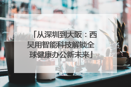 从深圳到大阪：西昊用智能科技解锁全球健康办公新未来