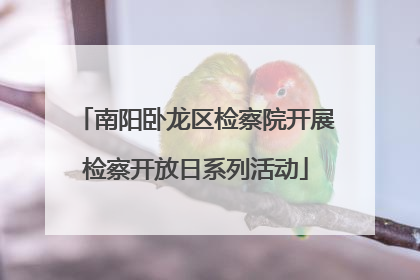 南阳卧龙区检察院开展检察开放日系列活动