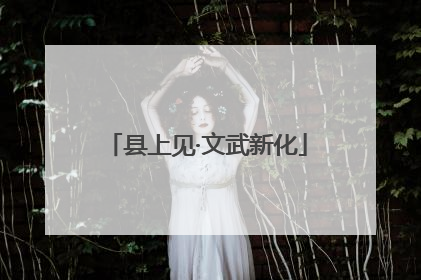 县上见·文武新化