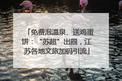 免费泡温泉、送鸡蛋饼：“苏超”出圈，江苏各地文旅加码引流