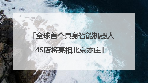 全球首个具身智能机器人4S店将亮相北京亦庄