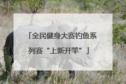 全民健身大赛钓鱼系列赛“上新开竿”