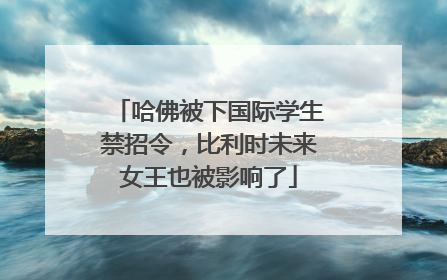 哈佛被下国际学生禁招令，比利时未来女王也被影响了