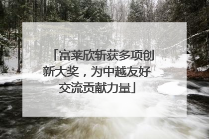 富莱欣斩获多项创新大奖，为中越友好交流贡献力量