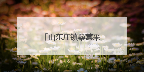 山东庄镇桑葚采摘季开启！这口甜蜜绝绝“紫”！
