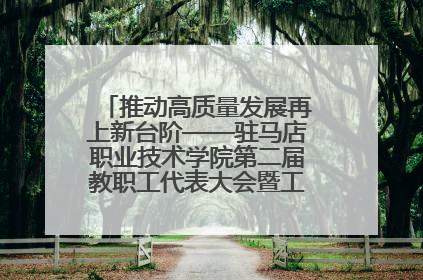 推动高质量发展再上新台阶——驻马店职业技术学院第二届教职工代表大会暨工会会员代表大会第四次会议成功召开
