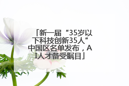 新一届“35岁以下科技创新35人”中国区名单发布，AI人才备受瞩目