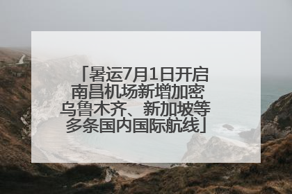 暑运7月1日开启 南昌机场新增加密乌鲁木齐、新加坡等多条国内国际航线