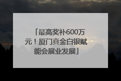 最高奖补600万元！厦门真金白银赋能会展业发展