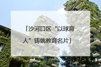 沙河口区“以球育人”铸就教育名片