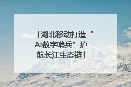 湖北移动打造“AI数字哨兵”护航长江生态链