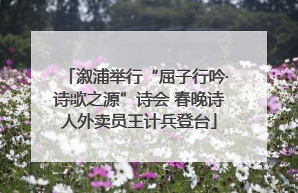 溆浦举行“屈子行吟·诗歌之源”诗会 春晚诗人外卖员王计兵登台