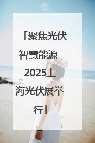 聚焦光伏智慧能源 2025上海光伏展举行