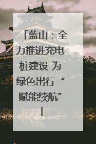 蓝山：全力推进充电桩建设 为绿色出行“赋能续航”