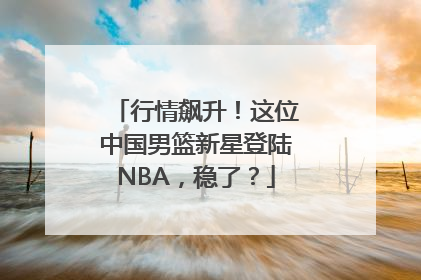 行情飙升！这位中国男篮新星登陆NBA，稳了？