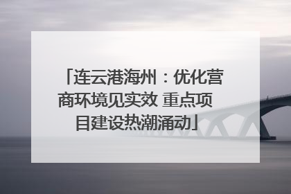 连云港海州：优化营商环境见实效 重点项目建设热潮涌动