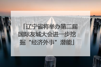 辽宁省将举办第二届国际友城大会进一步挖掘“经济外事”潜能