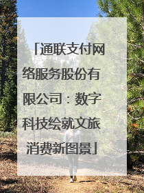 通联支付网络服务股份有限公司：数字科技绘就文旅消费新图景