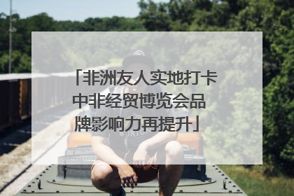 非洲友人实地打卡 中非经贸博览会品牌影响力再提升