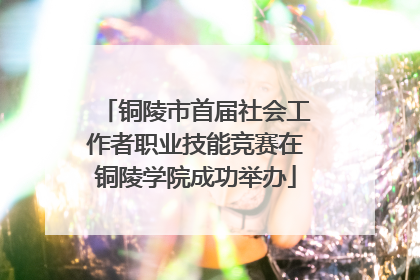 铜陵市首届社会工作者职业技能竞赛在铜陵学院成功举办