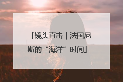 镜头直击｜法国尼斯的“海洋”时间