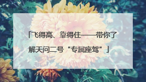 飞得高、靠得住——带你了解天问二号“专属座驾”