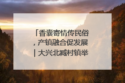 香囊寄情传民俗，产镇融合促发展｜大兴北臧村镇举办端午主题活动