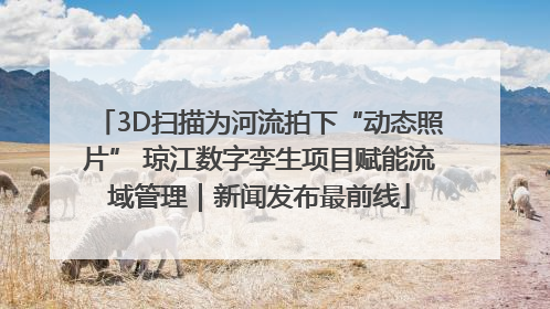 3D扫描为河流拍下“动态照片” 琼江数字孪生项目赋能流域管理｜新闻发布最前线