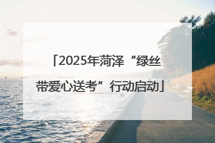 2025年菏泽“绿丝带爱心送考”行动启动