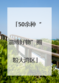 50余种“淄博好物”圈粉大湾区